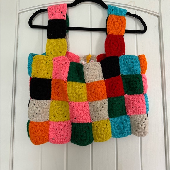 Series NY handmade crotchet tank top, size large - Picture 5 of 6